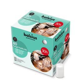 Bolsius Bolsius Horeca Relight® Plus Navullingen 64/52 Wit (80 stuks)