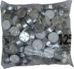 Bolsius Neutraal theelicht 6u Wit (125 stuks)