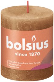 Bolsius Bolsius Rustiekkaars 80/68 Spice Brown (1 stuk)