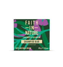 Faith in Nature Faith In Nature Shampoo Bar Lavendel & Geranium (85 gr)