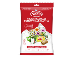 Vitalp Vitalp Kruidenpastilles Origin Suikervrij (75 gr)