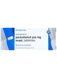 Leidapharm Leidapharm Paracetamol Ovaal 500mg (20 tabletten)