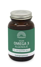 Mattisson Mattisson Vegan Algenolie Epa 150Mg / Dha 100Mg (120 capsules)