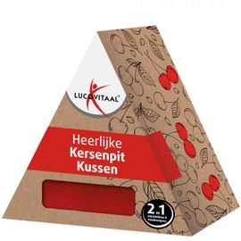 Lucovitaal Lucovitaal Kersenpit Kussen Langwerpig (1 stuk)