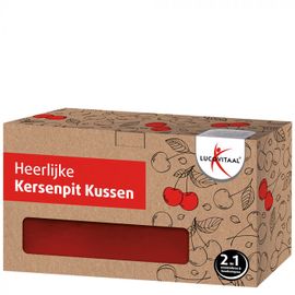 Lucovitaal Lucovitaal Kersenpit Kussen Vierkant (1 stuk)