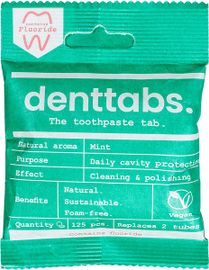 Denttabs Denttabs Tandpastatabletten Met Fluoride (125 stuks)