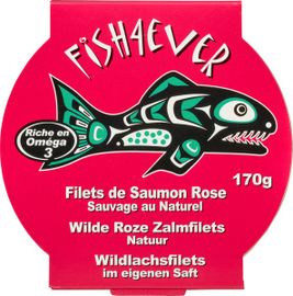Fish 4 Ever Fish 4 Ever Zalm Wilde Roze, In Water (170 gr)