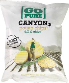 Go Pure Go Pure Aardappelchips Dill-Chive Canyon (125 gr)