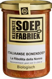 Kleinstesoepfabriek Kleinstesoepfabriek Bonensoep Italiaans (400 ml)