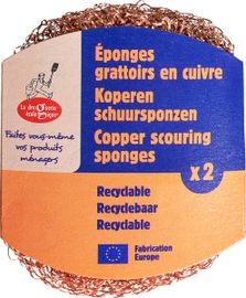 La Droguerie Ecologique La Droguerie Ecologique Schuurspons Koper (2 stuks)