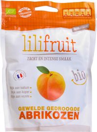 Lilifruit Lilifruit Abrikozen Geweld En Gedroogd (150 gr)