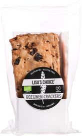 Lisa's Choice Lisa's Choice Crackers Rozijnen Glutenvrij (175 gr)