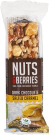 Nuts & Berries Nuts & Berries Notenreep Dark Choc Caramel (40 gr)