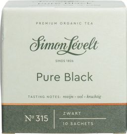 Simon Levelt Simon Levelt Zwarte-Thee Pure Black (10 zakjes)
