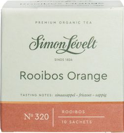 Simon Levelt Simon Levelt Rooibosthee Premium Orange (10 zakjes)