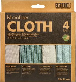 Smart Smart Schoonmaakdoekjes Microvezel (4 stuks)