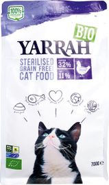 Yarrah Yarrah Kattenbrokken Tarwevrij, Kip (700 gr)