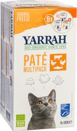 Yarrah Yarrah Kattenpaté Graanvrij Multipack (8 Stuks)