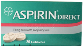 Aspirine Aspirine 500 mg (20 kauwtabletten)