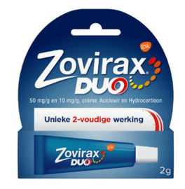 Zovirax Zovirax Duo 50 mg/G En 10 mg/G Creme (2 gr)