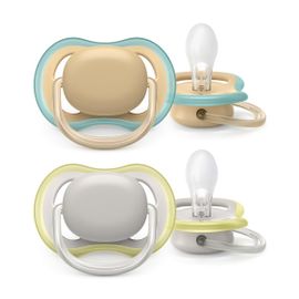 Avent Avent Fopspeen 0-6M Ultra Air Grijs/Groen (2 stuks)