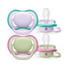 Avent Avent Fopspeen 0-6M Ultra Air Pistache Lila (2 stuks)