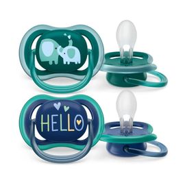 Avent Avent Fopspeen 18M+ Ultra Air Olifant/Hallo (2 stuks)
