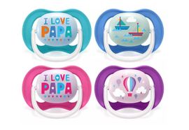 Avent Avent Fopspeen 6-18 Mnd Happy Roze/Blauw (2 stuks)