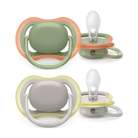 Avent Avent Fopspeen 6-18M Ultra Air Groen/Grijs (2 stuks)