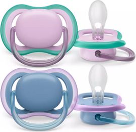 Avent Avent Fopspeen 6-18M Ultra Air Lila Blauw (2 stuks)