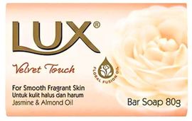 Lux Lux Zeep 80 Gr White Velvet Touch (1 stuk)