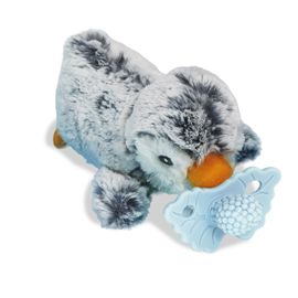 Raz Buddy Raz Buddy Fopspeenhouder Pinquin Grijs (1 stuk)
