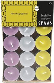 Spaas Spaas Theelichtjes Lavendel Citrus (30 stuks)