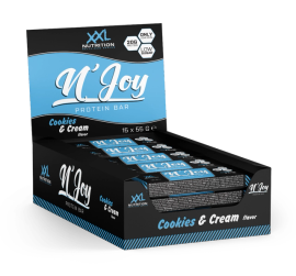 XXL Nutrition XXL Nutrition N'Joy Protein Bar Cookies & Cream (15 X 55 gr)