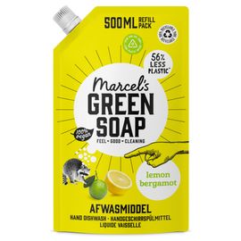 Marcel's Green Soap Marcel's Green Soap Afwasmiddel Lemon & Bergamot Navulling (500 ml)