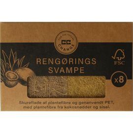 CC Hansen Cc Hansen Kleine Schuursponsjes Plantenvezels Uit Kokosnoot (8 stuks)