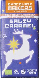 Chocolatemakers Chocolatemakers Kerstreep Salty Caramel Bio (80 gr)
