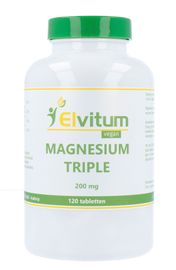 Elvitum Elvitum Magnesium Triple 200mg (120 tabletten)