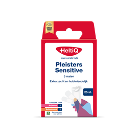 Heltiq Heltiq Pleisters Sensitive 3 Maten (25 stuks)