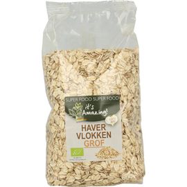 It's Amazing It's Amazing Havervlokken Grof Bio (500 gr)