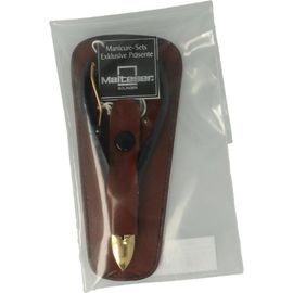 Malteser Malteser Nageltang 10cm Met Luxe Bruin Leren Hoes (1 stuk)