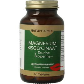 Natupharma Natupharma Magnesium Bisglycinaat 125mg (60 tabletten)