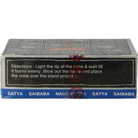 Natures Incense Natures Incense Kegelwierook Nag Champa (12 stuks)
