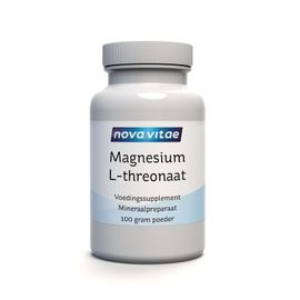 Nova Vitae Nova Vitae Magnesium L-Threonaat Poeder (100 gr)