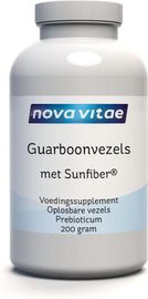 Nova Vitae Nova Vitae Guarboonvezels Sunfiber (200 gr)