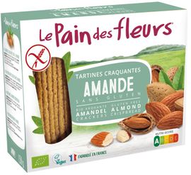 Le Pain Des Fleurs Le Pain Des Fleurs Crackers Met Amandel Bio (150 gr)
