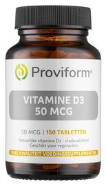 Proviform Proviform Vitamine D3 50 Mcg (2000Ie) (150 tabletten)