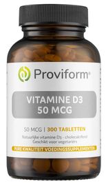 Proviform Proviform Vitamine D3 50 Mcg (2000Ie) (300 tabletten)