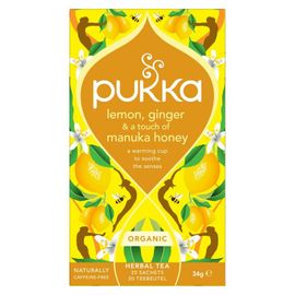 Pukka Pukka Lemon Ginger & A Touch Of Manuka Honey Bio (20 zakjes)