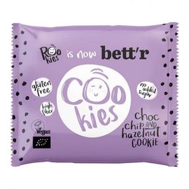 Rookies Rookies Cookie Choc Chip & Hazelnut Glutenvrij Bio (40 gr)